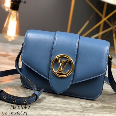 LV路易威登 Pont 9 斜揹包 光滑小牛皮 M55947...