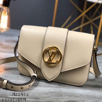 LV路易威登 Pont 9 馬鞍包 光滑小牛皮 M55950...