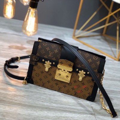 LV路易威登 TRUNK 軟盒子 全鋼五金 M43596 完...