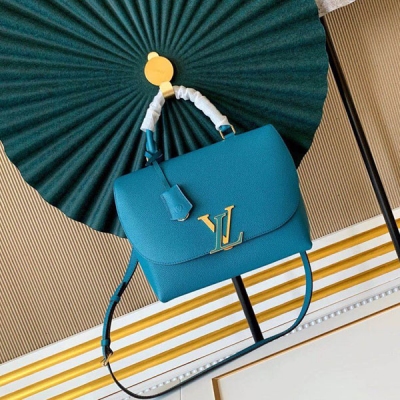 LV路易威登 VOLTA 女士手袋 小牛皮 M55222藍色...