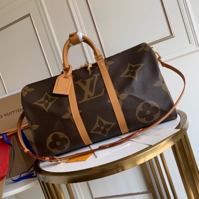 LV路易威登 KEEPALL 50 大花旅行袋 M44739...