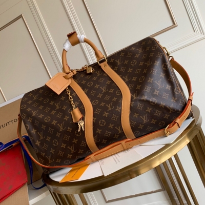 LV路易威登 KEEPALL 50 老花旅行袋 M44880...