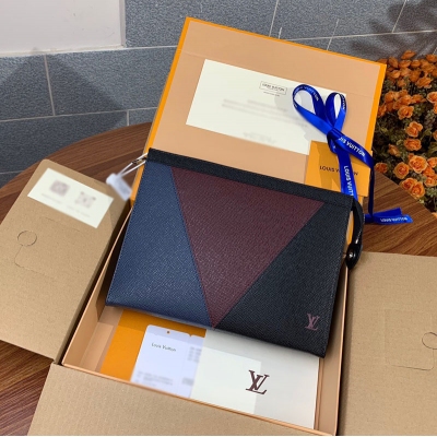 LV路易威登 POCHETTE VOYAGE 中號手拿包 M...
