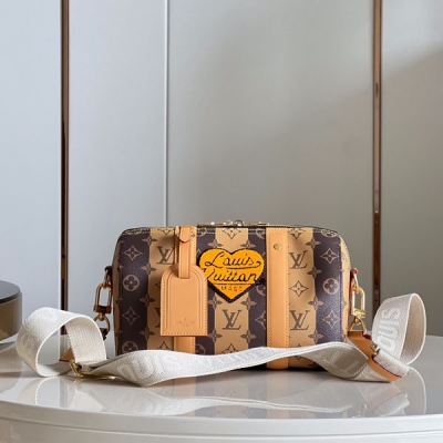 LV路易威登 CITY KEEPALL 復古男士手袋 M45...