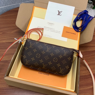 LV路易威登 Pochette Accessoires 老花...