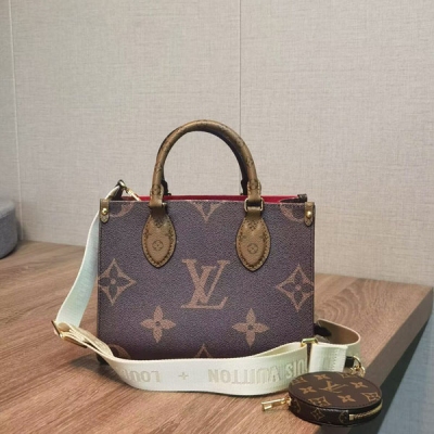 LV路易威登 2023新款 ONTHEGO 寬肩帶小號手袋 ...