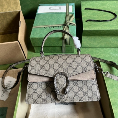 GUCCI古馳 Dionysus 女士經典帆布小號酒神包 7...