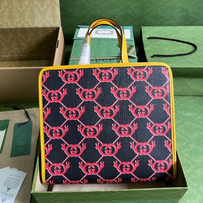 GUCCI古馳 兒童互鎖G蝸牛手提袋 605614