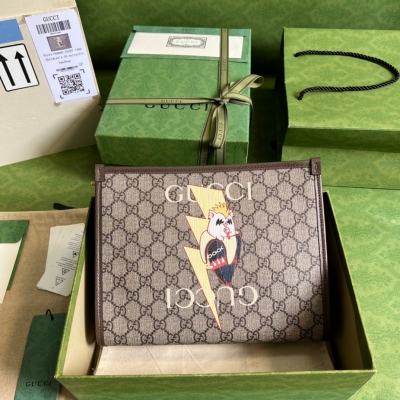 GUCCI古馳 印花圖案女士手包 703805