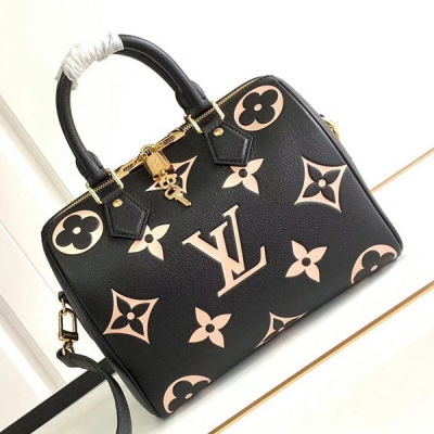 LV路易威登 Speedy Bandoulière 25 黑...