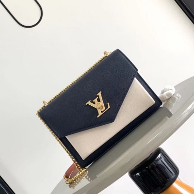 LOUIS VUITTON My Lockme 雙拼色小牛皮...