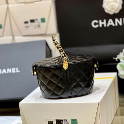 CHANEL香奈兒 Jennie同款 度假新款油蠟羊皮野餐包...