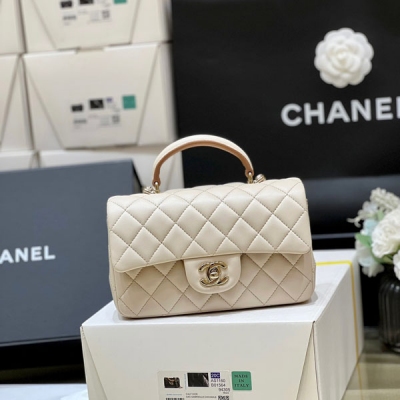 CHANEL香奈兒 至尊版本 cf mini handle ...