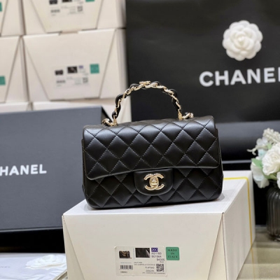 CHANEL香奈兒 至尊版本 cf mini handle ...