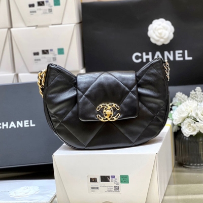 CHANEL香奈兒 2024C 原廠山羊皮 19bag 腋下...