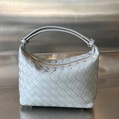 BOTTEGA VENETA Wallace 灰色小羊皮經典...