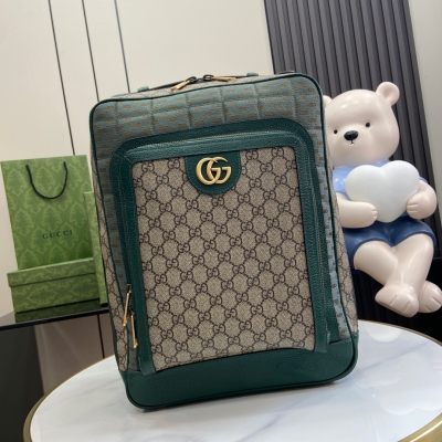 GUCCI古馳 Ophidia系列 拼色中號GG筆電背包 7...