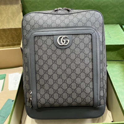 GUCCI古馳 Ophidia系列 中號GG男士灰色背包 7...