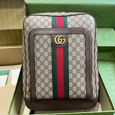 GUCCI古馳 Ophidia系列 男士中號GG織帶背包 7...