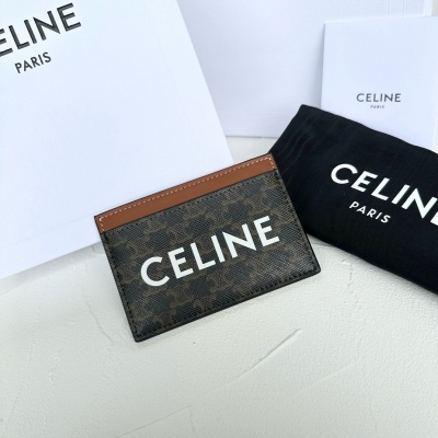 CELINE 老花標誌印花卡包 100702